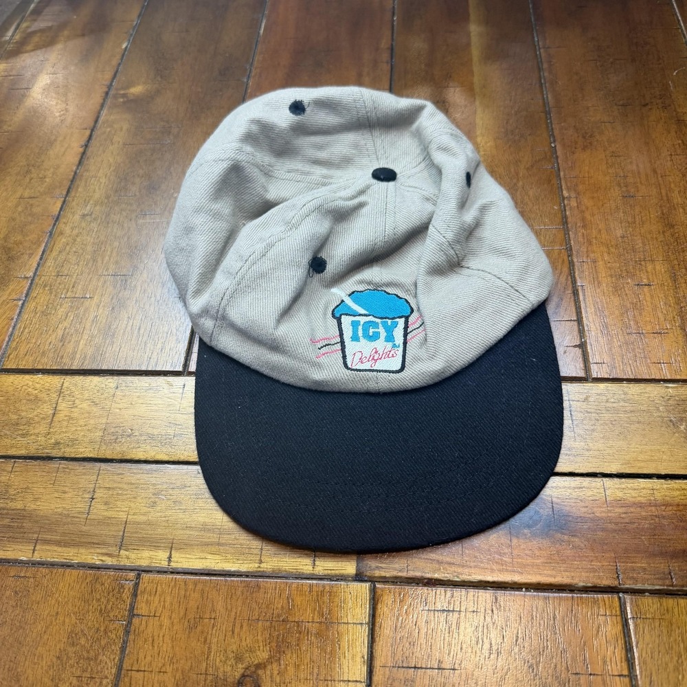 HeadShot Icy Delights Hat Cap Strap Back Beige Mens One Size Twill Promo Summer